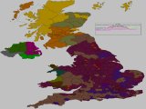 UK - Coloured by top 2 parties (equal mix)