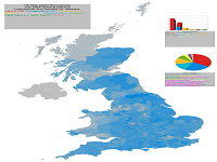 UK General Election Results - Conservative percentages