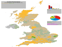 UK General Election Results - Lib Dem vs Green Relative Vote